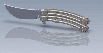 Kraken Balisong Design RHD Solidworks Rendering _1 5-1-2015.jpg