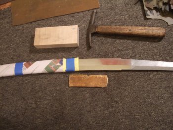 preparing  wakizashi for habaki 013.JPG