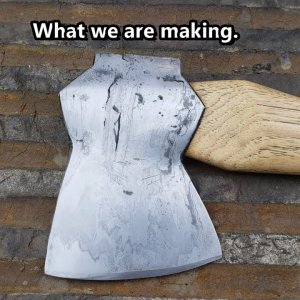 Forging a hatchet bowtie/butterfly preform